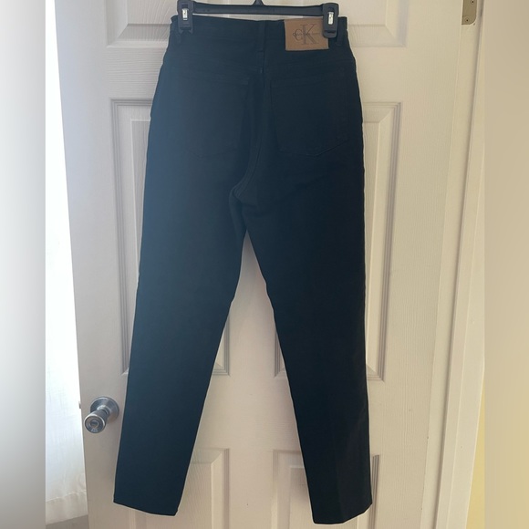 Vintage black Calvin Klein straight leg denim size 4 - Picture 5 of 8